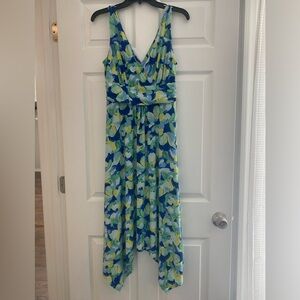 Floral Sleeveless Maxi Dress
